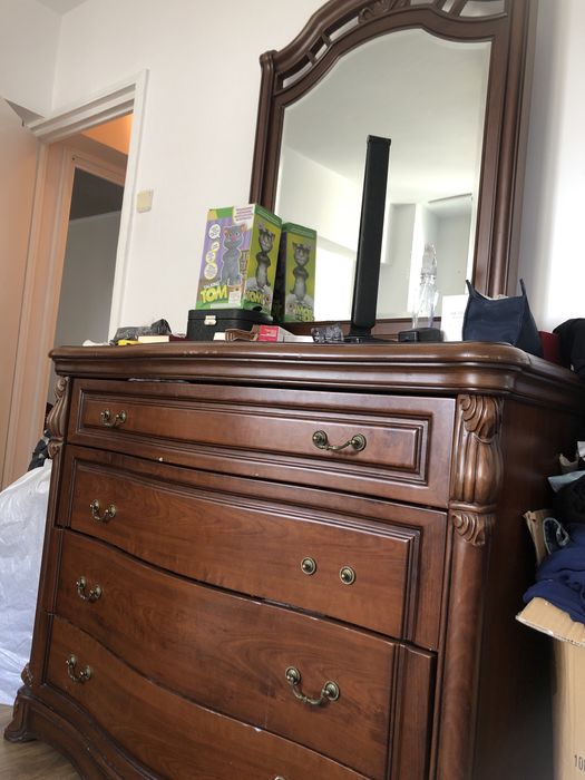 Masa de toaleta  cu oglinde  lemn/