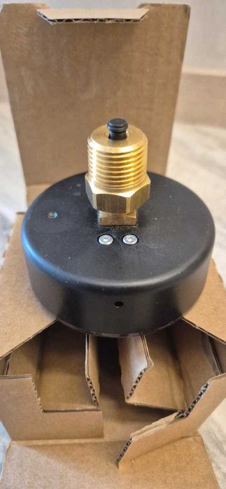 Термоманометър аксиален Wika THM10 Ø80 mm 0-6 bar 0-120°C G1/4"-G1/2"