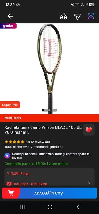 Wilson BLADE 100 UL V8.0 – L3