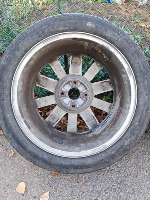 Пежо Peugeot оригинални джанти 17" 7J 4X108 ET26 летни гуми 225x45x17