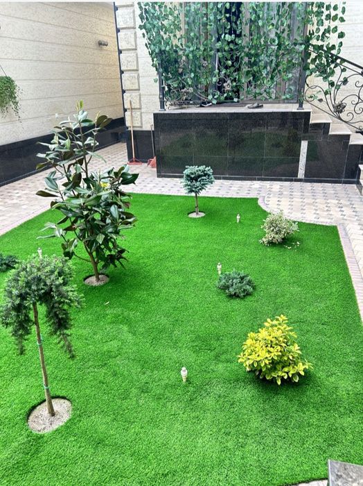 Suniy gazon chim eco zabor