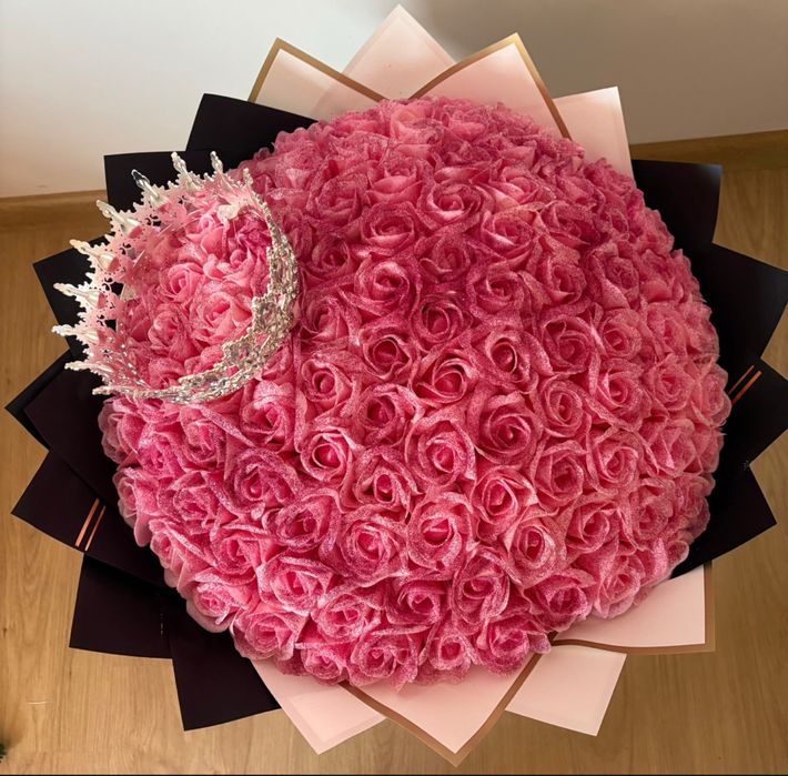 Buchet flori sapun