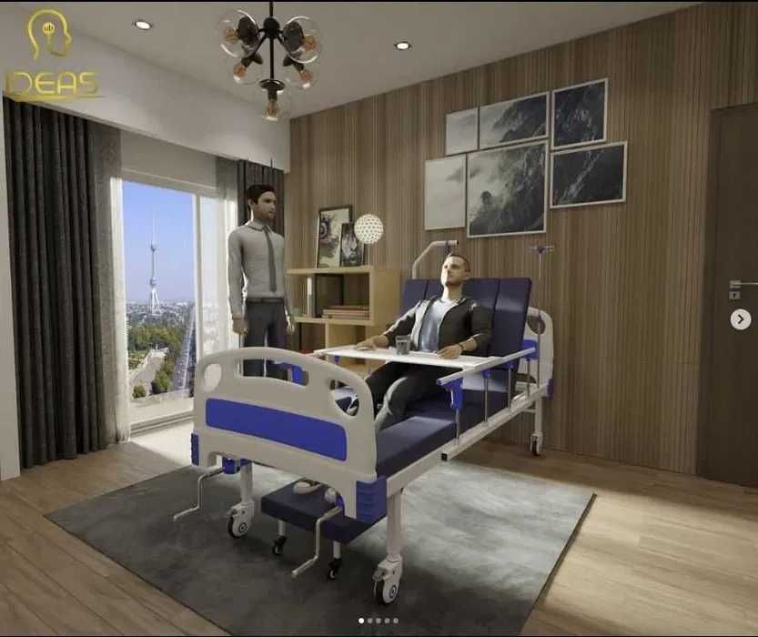 Медицинская кровать Многофункциональная