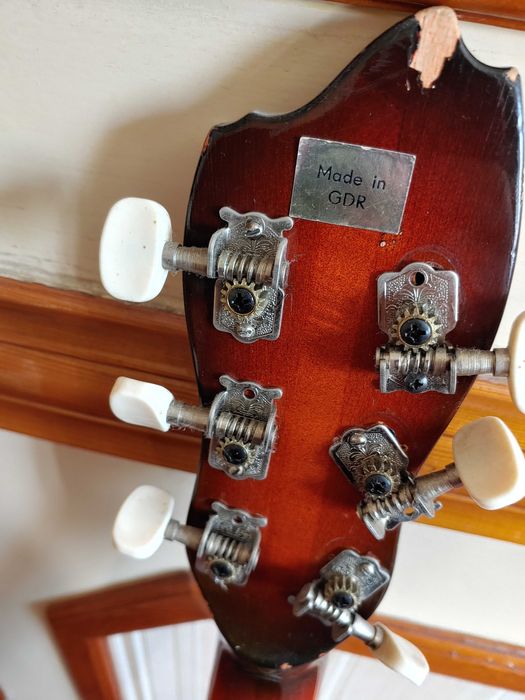Оригинал Немецкий Банджо! Made in GDR! Хорошее состояние