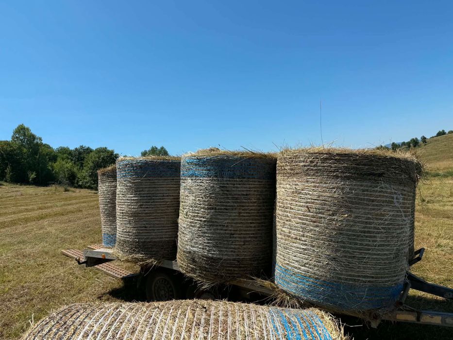 Рулонни бали сено