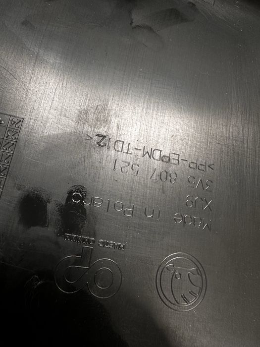 Spoiler inferior bară spate skoda superb 3.v.