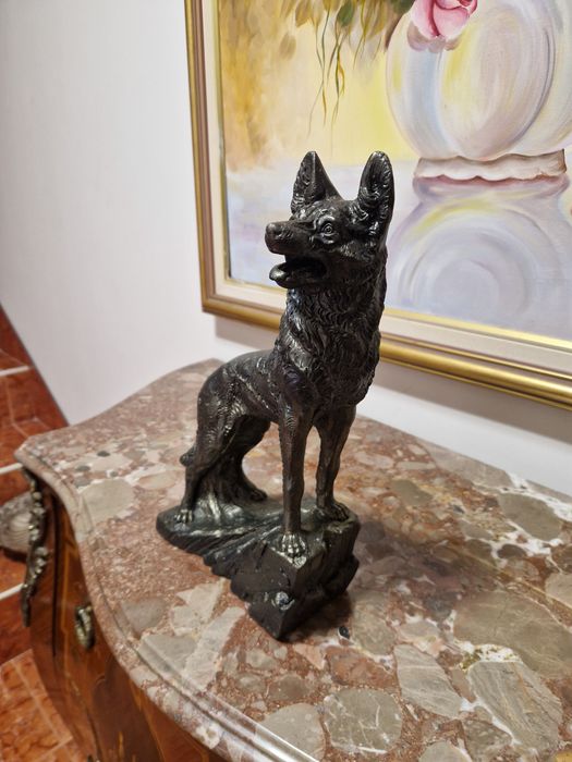 Прекрасна антикварна френска фигура статуетка скулптура