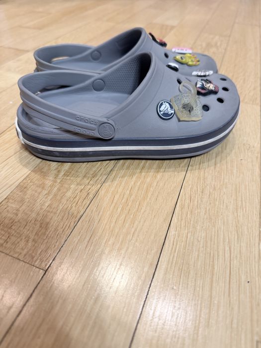 Детские серые crocs