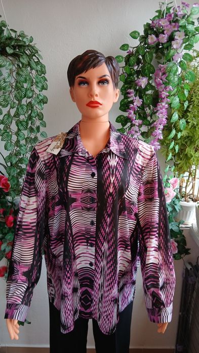 Стилни дамски блузи кенарени,памучни и копринени.