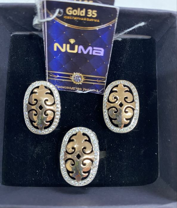 Продам комплект сережек