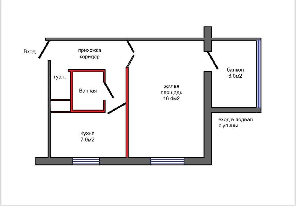 1-комнатная квартира 38 м², Карасу-2 ор-р Корзинка