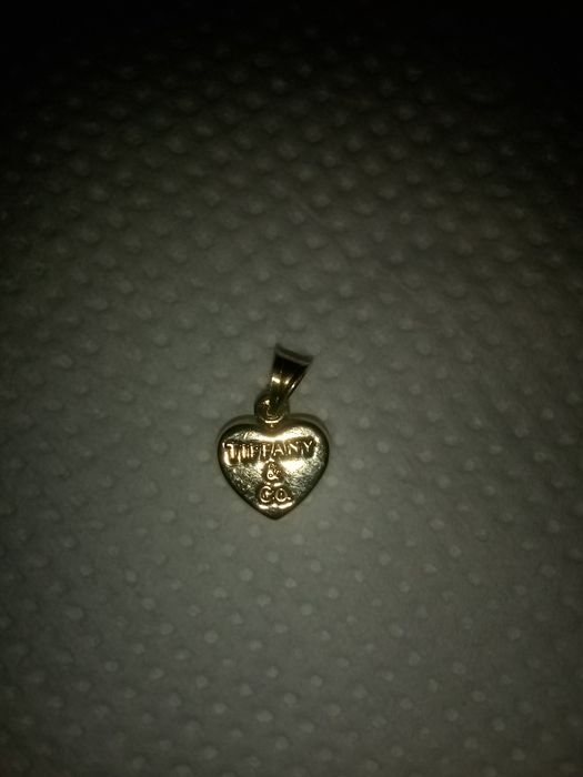 Кулон золотой Tiffany &Co
