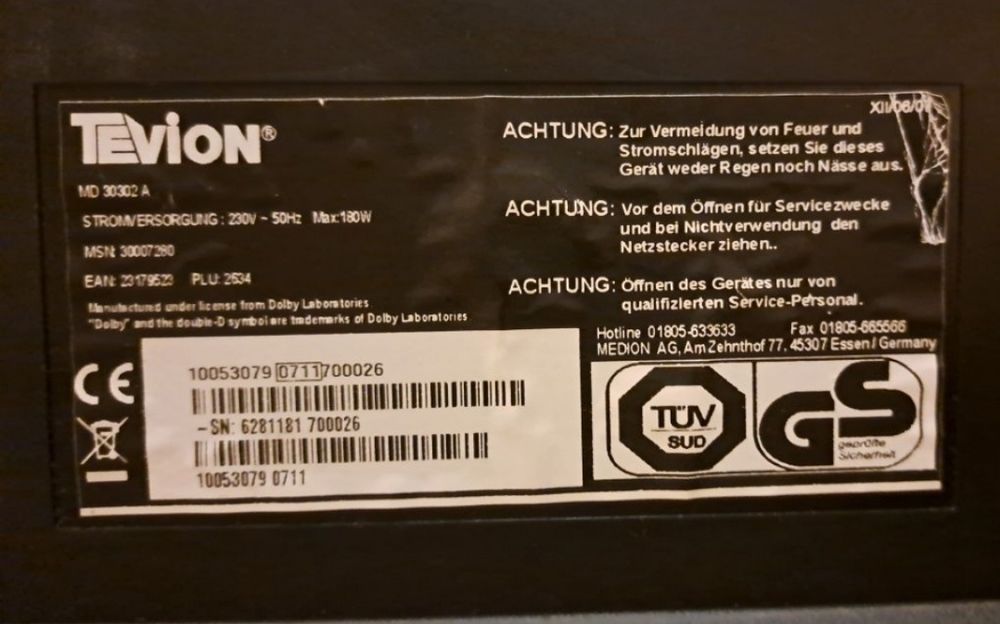 Vând LCD Tevion  32"