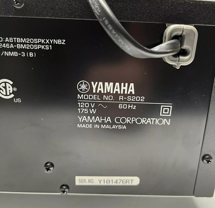 Стереоресивер Yamaha R-S 202 BL ( 100вт, 8ом): 275 у.е. - Усилители ...