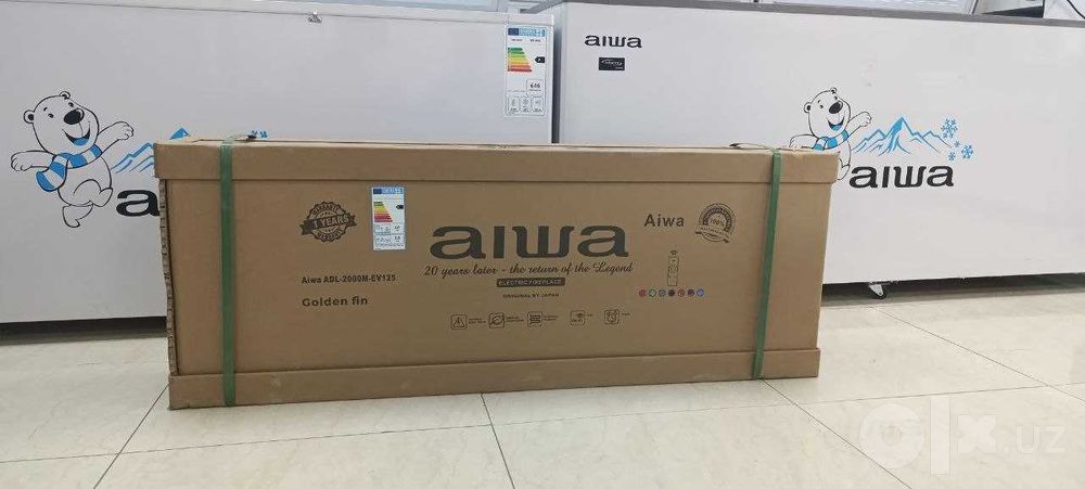 Электрокамин Aiwa ADL-2000M-EV125 RedFire (Bluetooth, колонки)