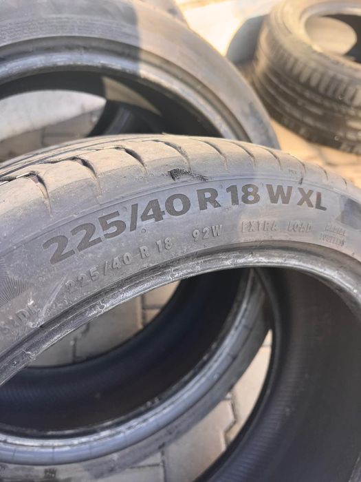 Doua Anvelope vara Continental 225 40 18 DOT 2021