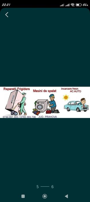 Frigotehnist Autorizat,Repar Frigidere,Mașini de spălat Rufe,Aragaze!