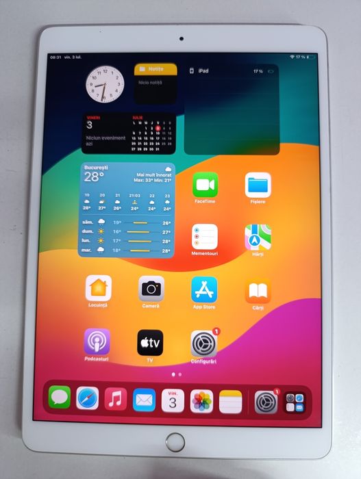 Tableta Apple ipad pro 10.5 256 gb cu ultimul soft fără cont impecabila
