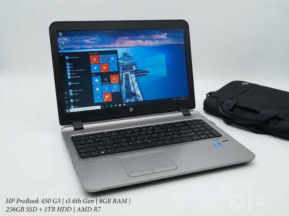 Noutbuk HP Core i5 / 8GB / SSD 256GB + 1TB / Ish va o‘qish uchun