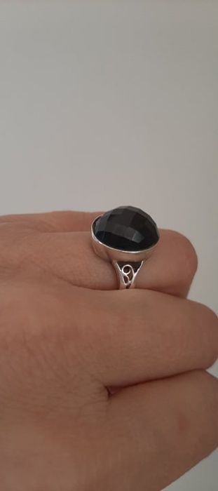 Bijuterii set calitate Argint 925 Italia, Onix si Marcasite, 43 grame