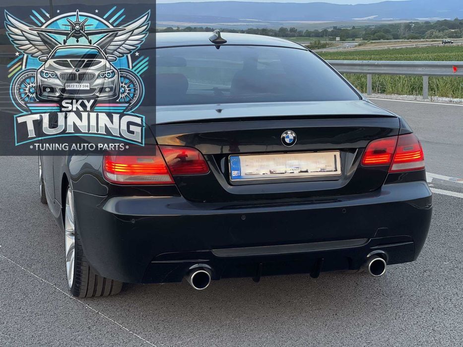 Дифузьор за бмв е92 / добавка за задна броня бмв е92 / bmw e92