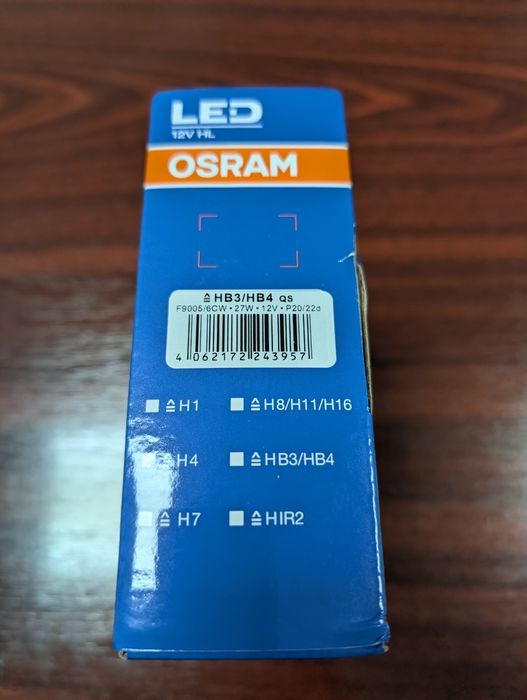 Set becuri led Osram - HB3/HB4