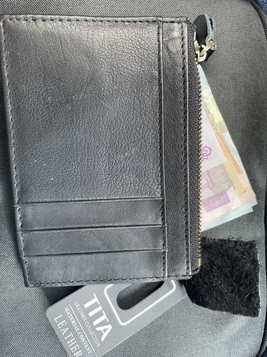 Portofel minimalist piele naturala