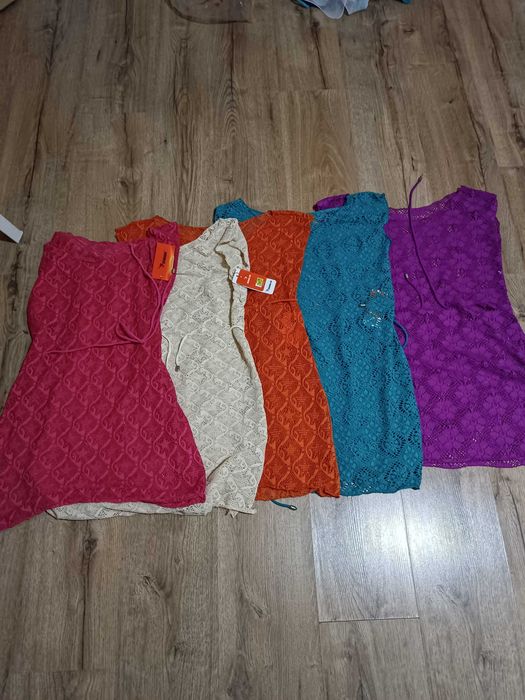 Плажни дамски туники, летни халати от шифон нови, различни модели