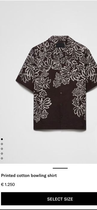 Prada унисекс риза