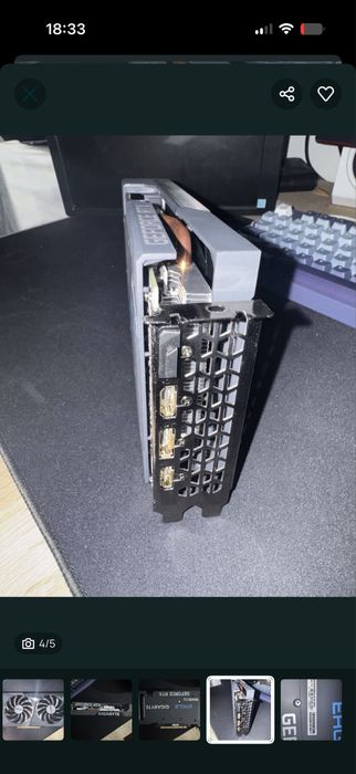 Placa video gigabyteRTX 3050 8gb OC