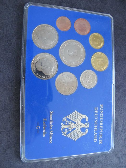 Monede de colectie , marci germane 1976 , casetate