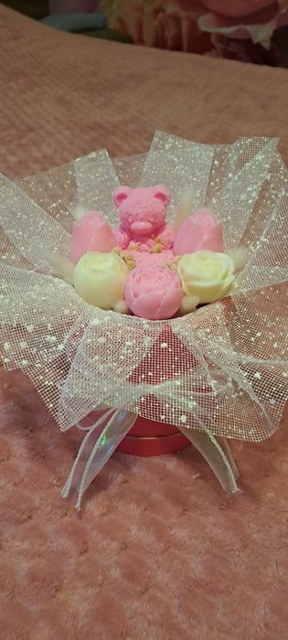 Цветя от сапунена основа