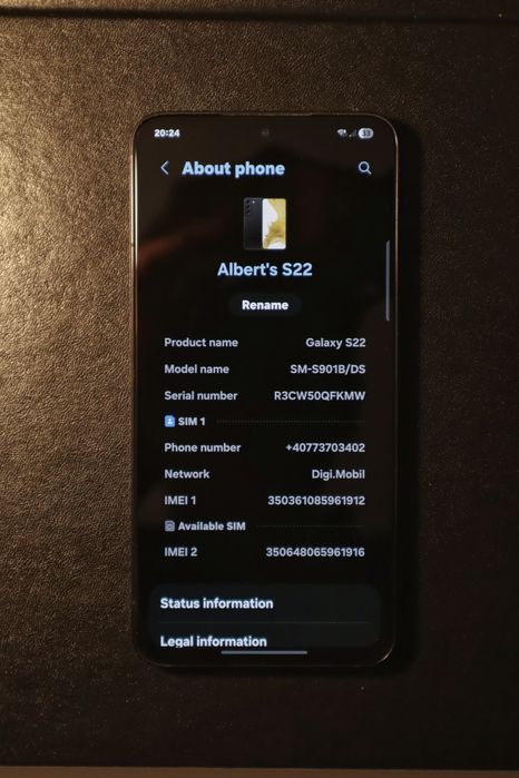 Samsung s22 Full box