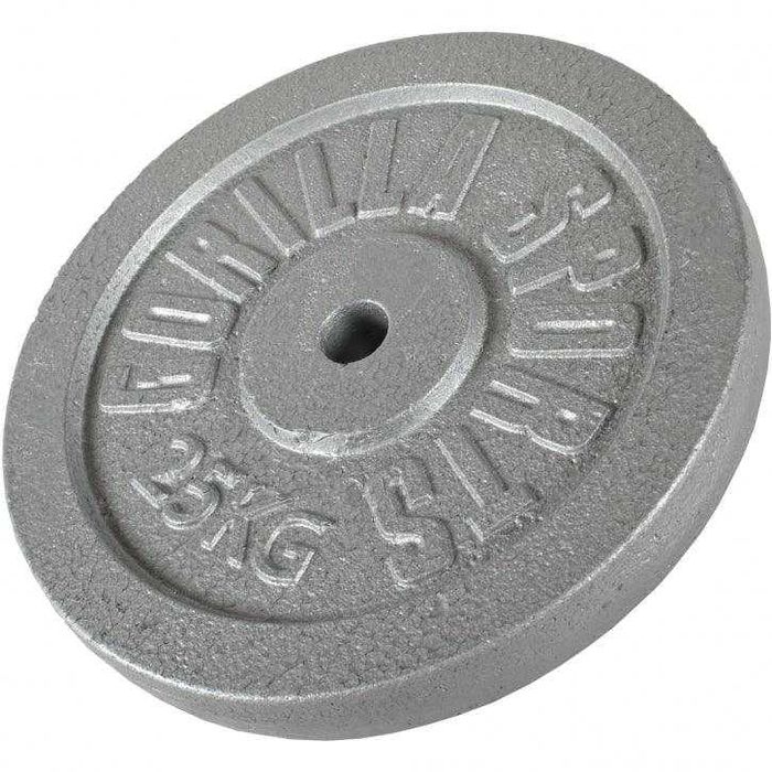 Disc din fontă 30/31 mm 25 KG Argintiu Gorilla Sports