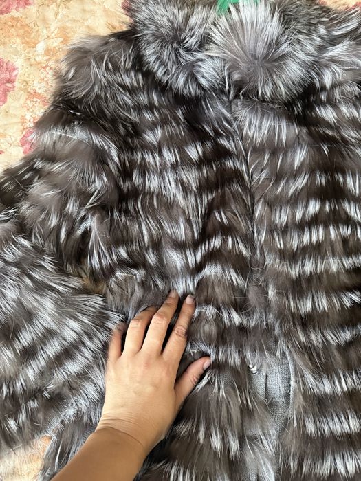 Кардиган из чернобурки