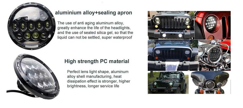 Водоустойчив Халоген Лед за Джип ,Мотор DRL 10-30V