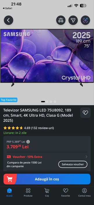 Televizor OLED 4K Samsung 75”