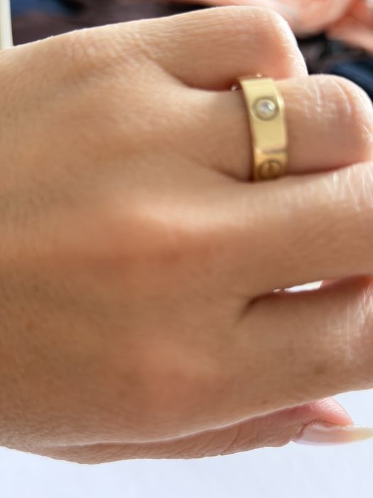 Золотое кольцо Cartier