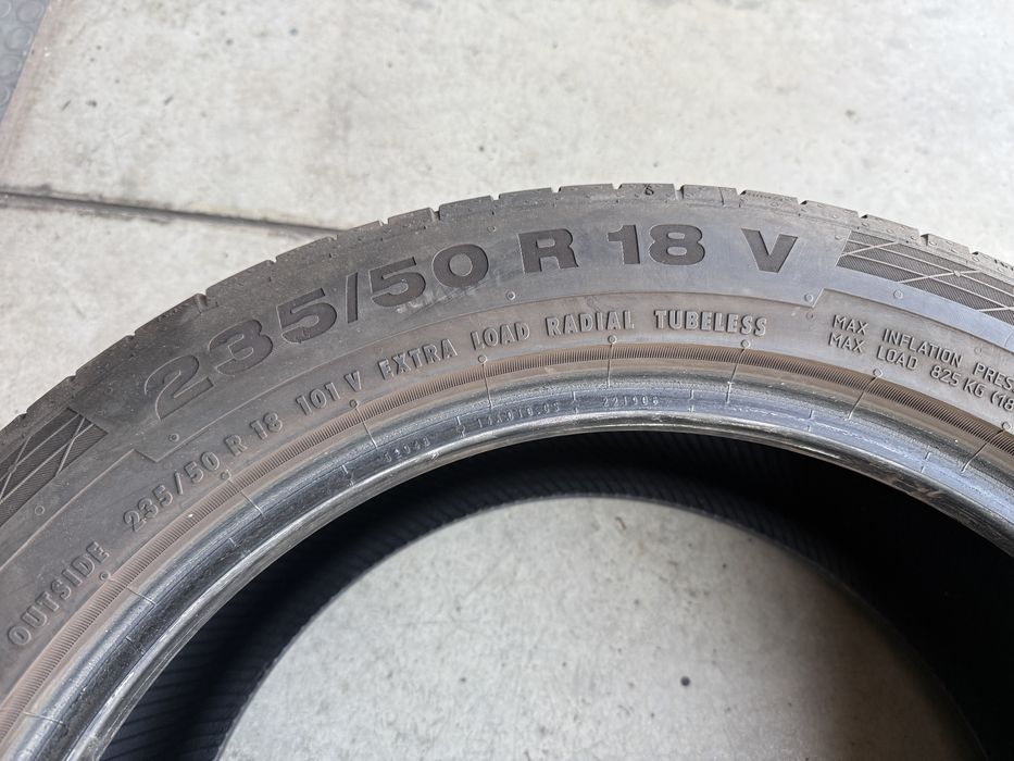 4бр. Летни Гуми С Борд 235/50R/18-CONTINENTAL-DOT:0817-4.0мм.*100€ за 4бр*