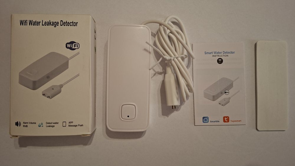 Senzor smart inundație / scurgeri apă / cu alarmă. Tuya