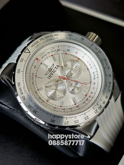 INVICTA Aviator white 50 mm, Инвикта нов ръчен часовник