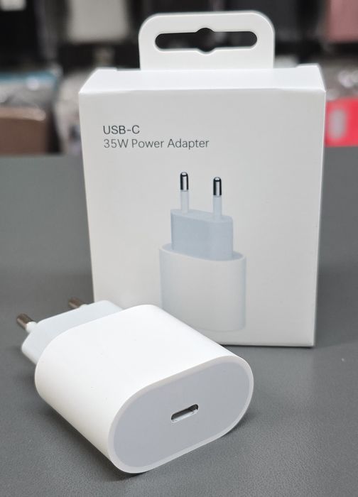 Супер бързо зарядно 35W за iPhone 16 Pro траф Type C за зареждане