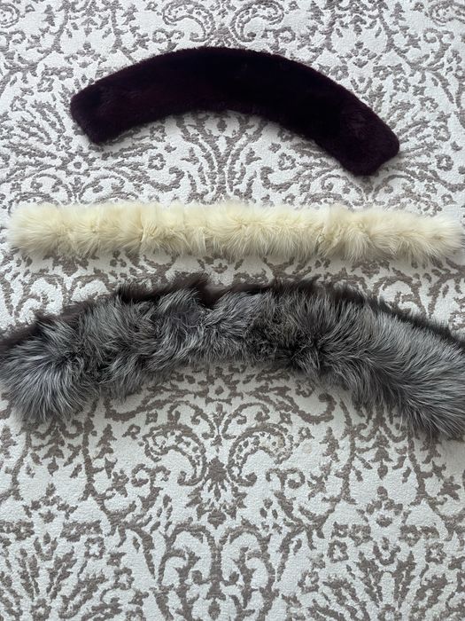 Продам меховой воротник,цвет чернобурка, топленное молоко и борда