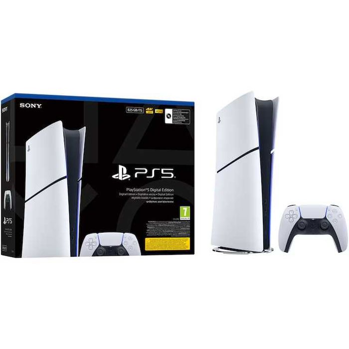 Sigilat Consola PlayStation 5 Digital Edition (PS5) Slim, 825GB SSD, E-Chassis