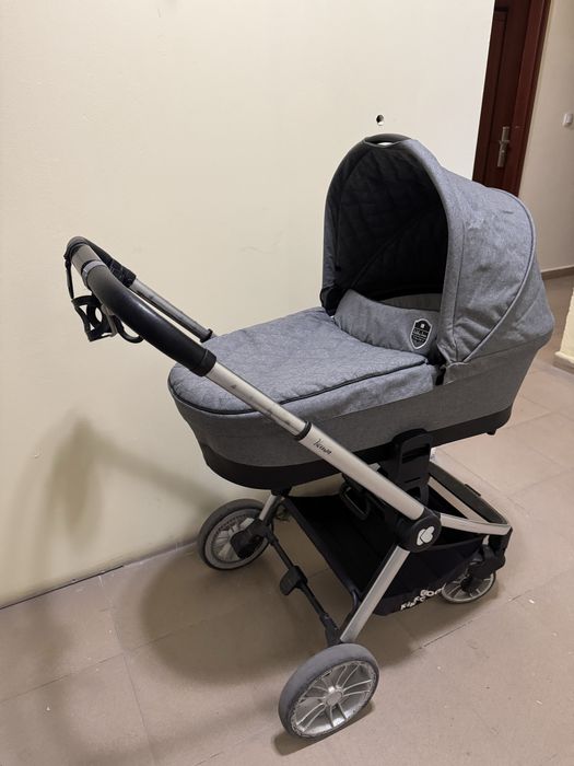 KIKKA BOO Комбинирана количка 3в1 VICENZA GREY