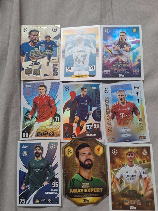 Topps match attax футболни карти