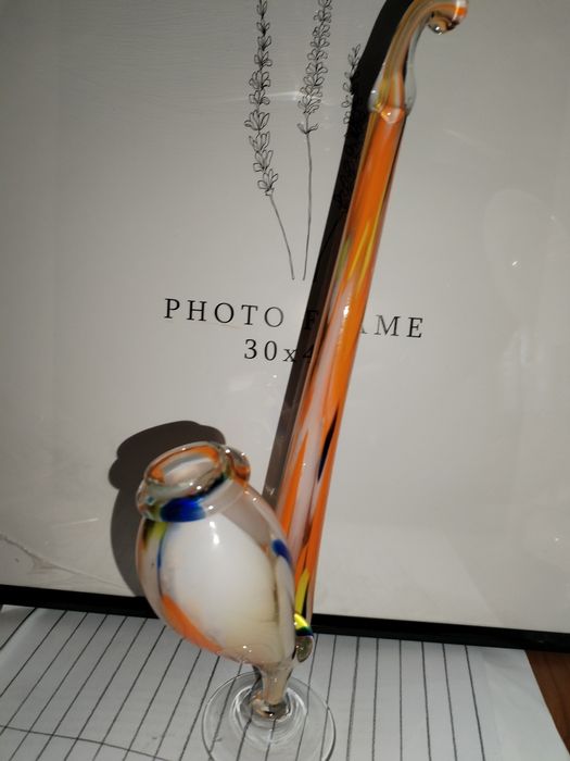 Pipă-sticla de Murano-27 cm