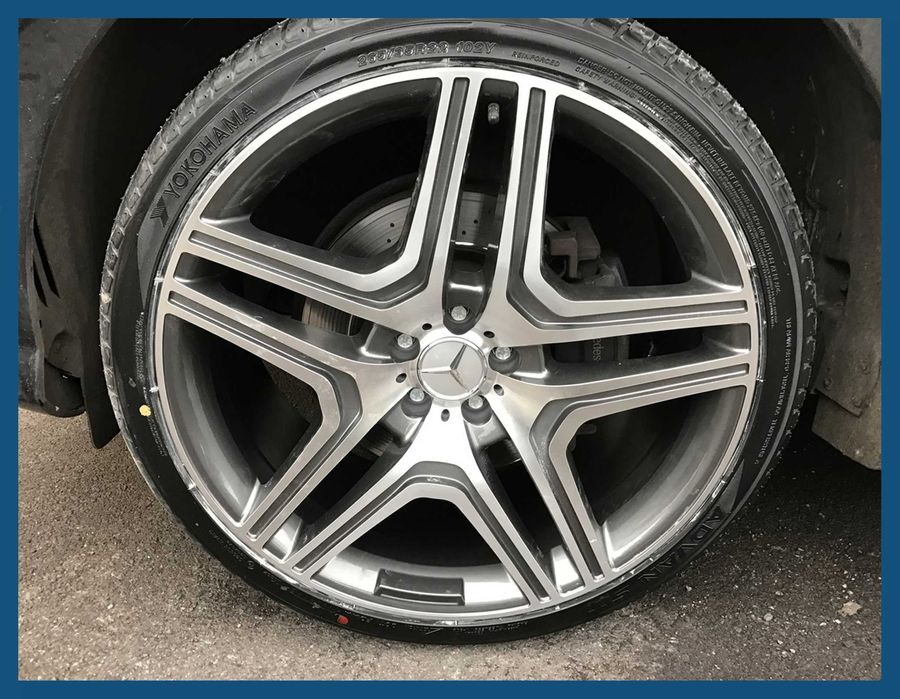 Set 4 capace gri-crom 60mm jante aliaj Mercedes Benz