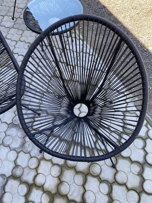 Set mobilier din ratan pentru gradina.