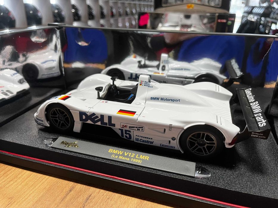 Колекционерки модел метална количка MAISTO BMW V12  LMR LE MANS 1999г.